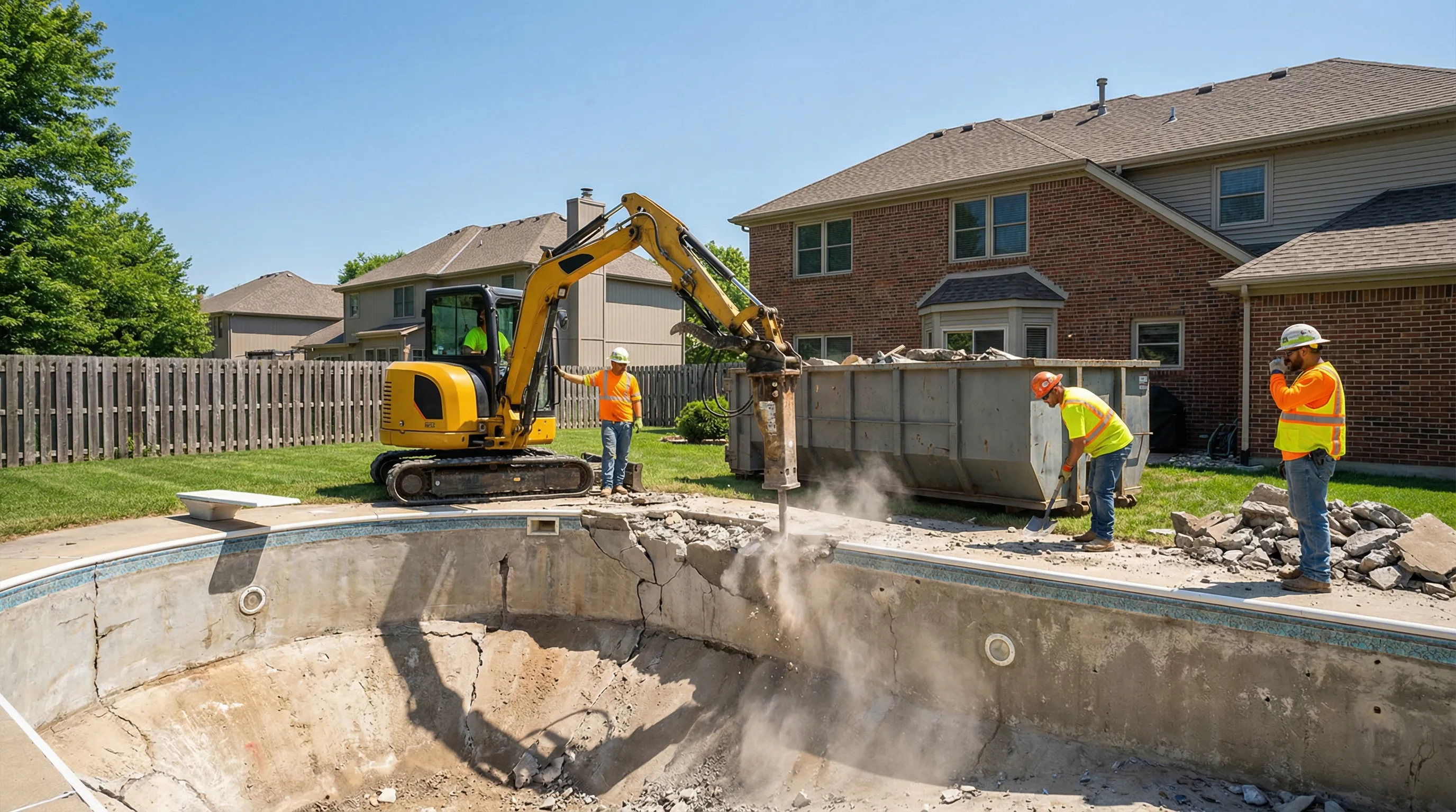 Pool Demolition Lenexa KS