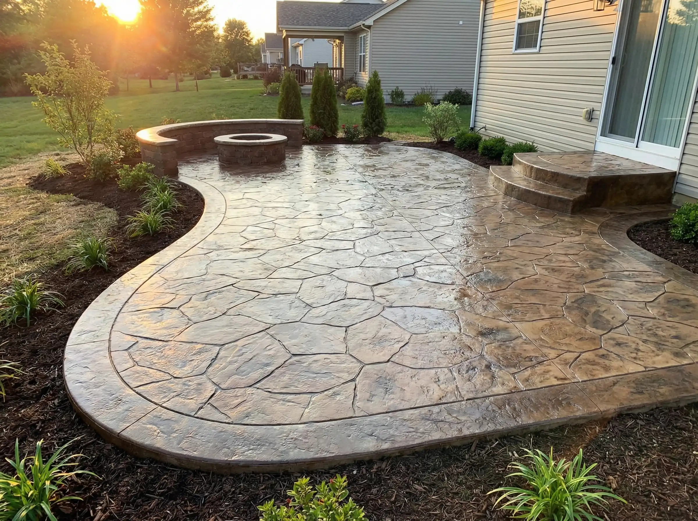 Stamped Concrete in Lenexa KS