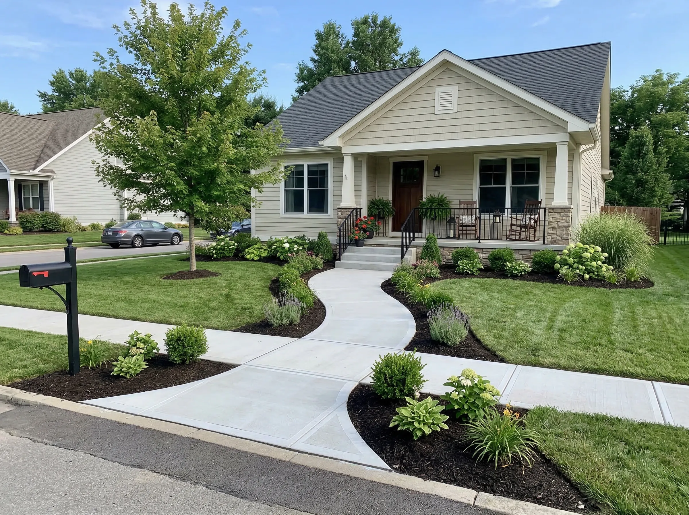 Lenexa stone landscaping