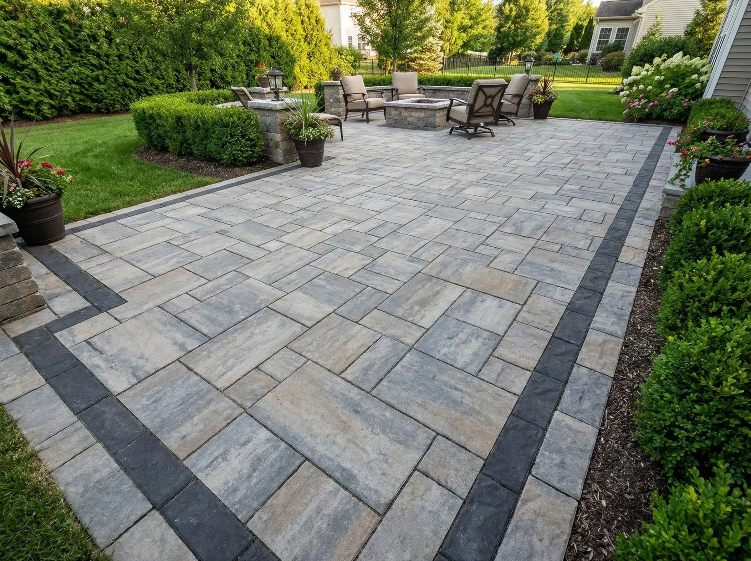 Backyard Patio Installation in Lenexa KS