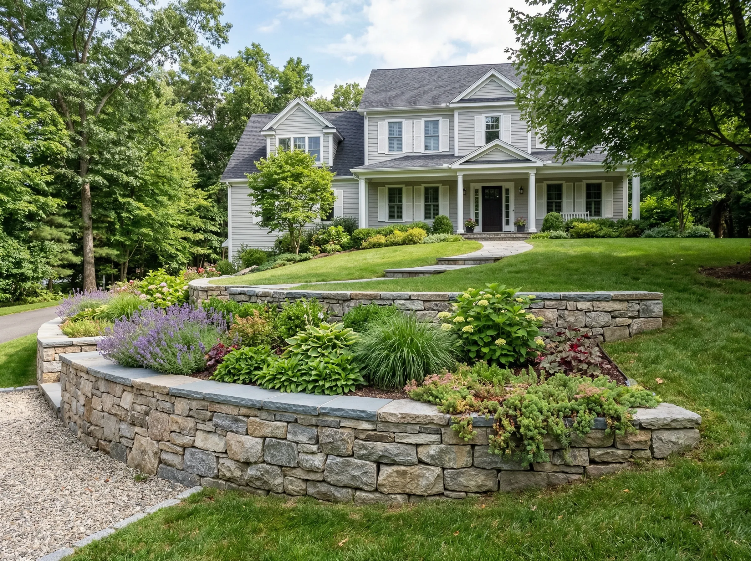 Custom Retaining Walls in Lenexa KS
