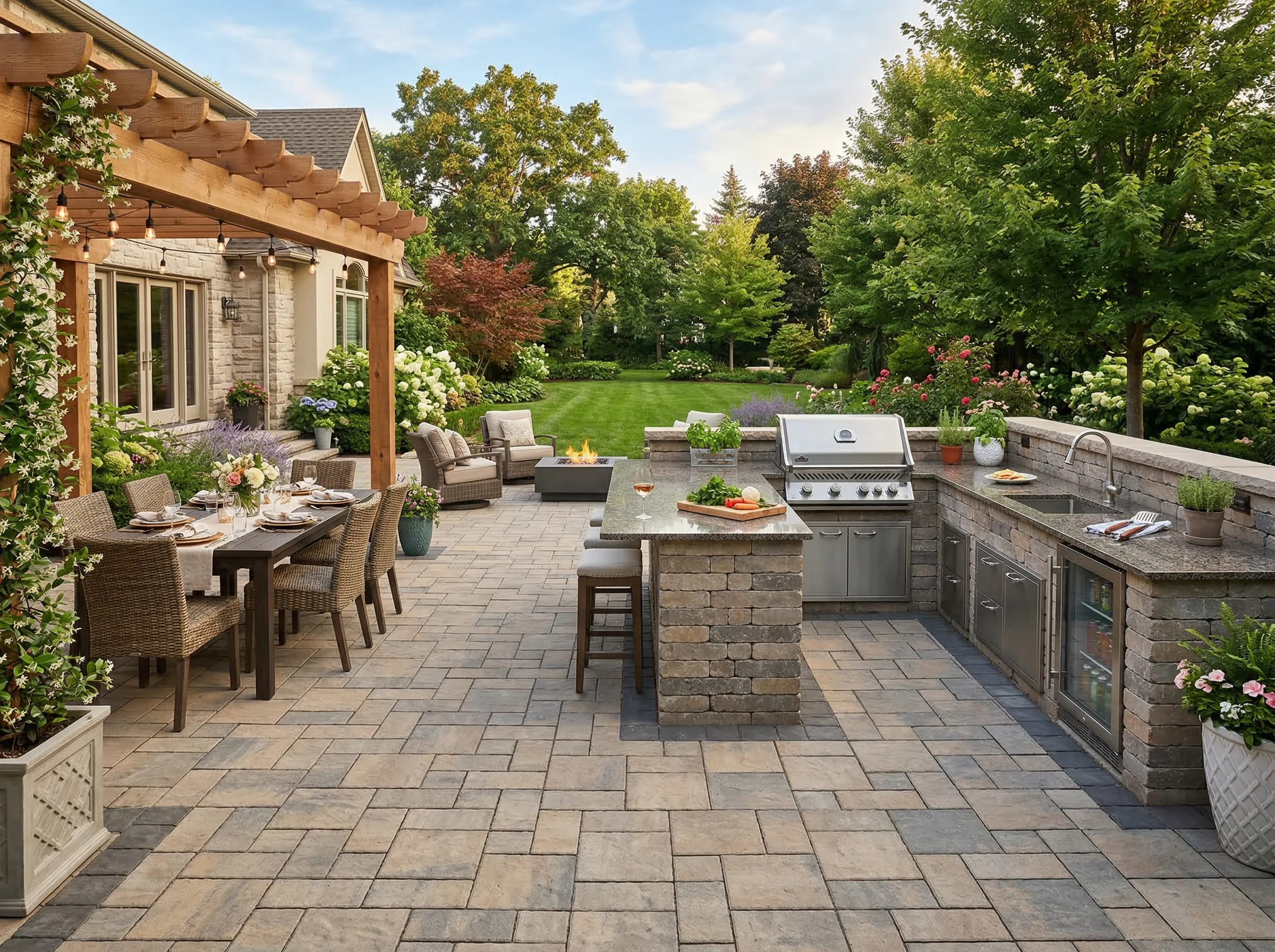 Custom Hardscape Design in Lenexa KS
