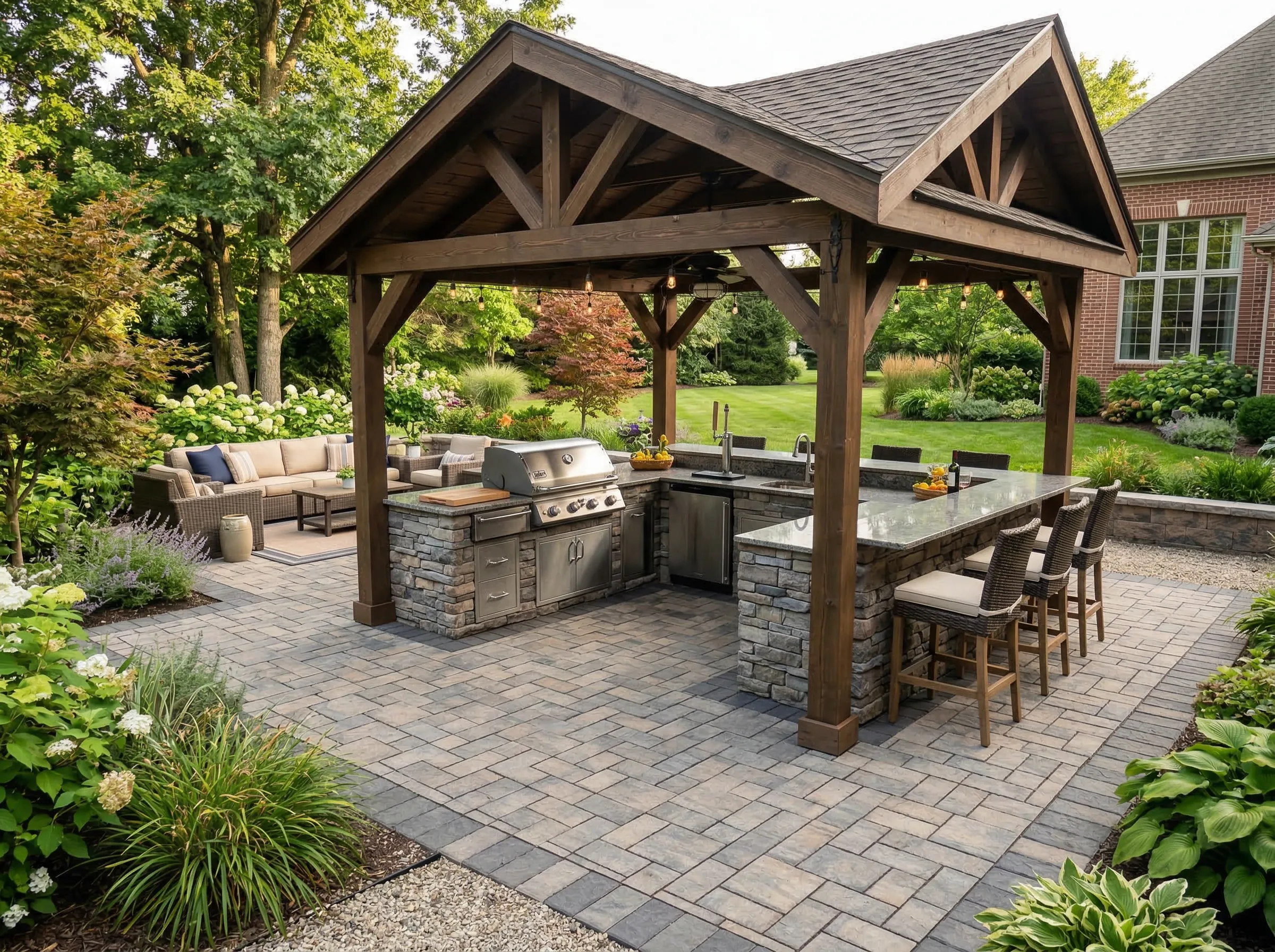 Lenexa KS Patio Kitchens