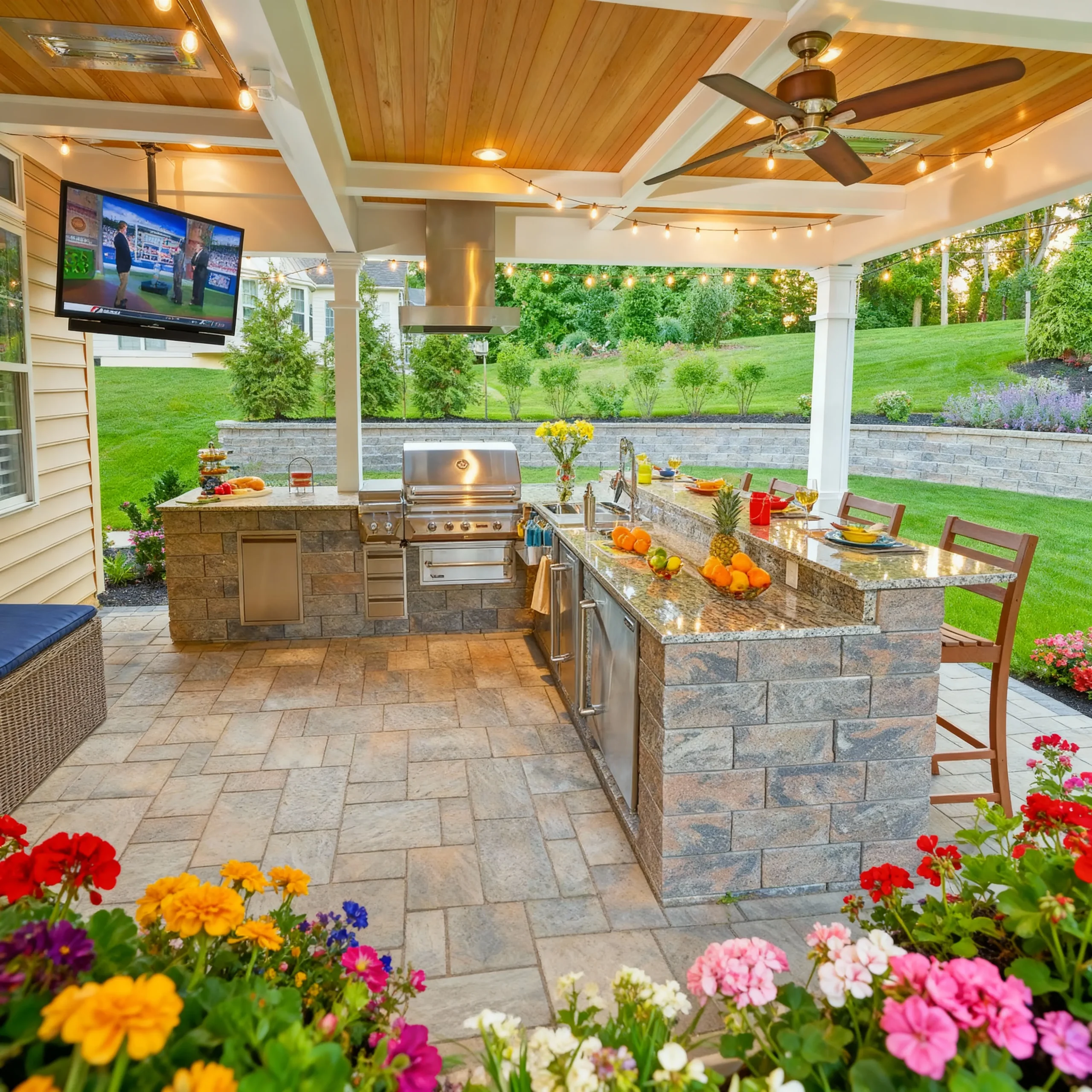 Outdoor Kitchen Installation Lenexa KS