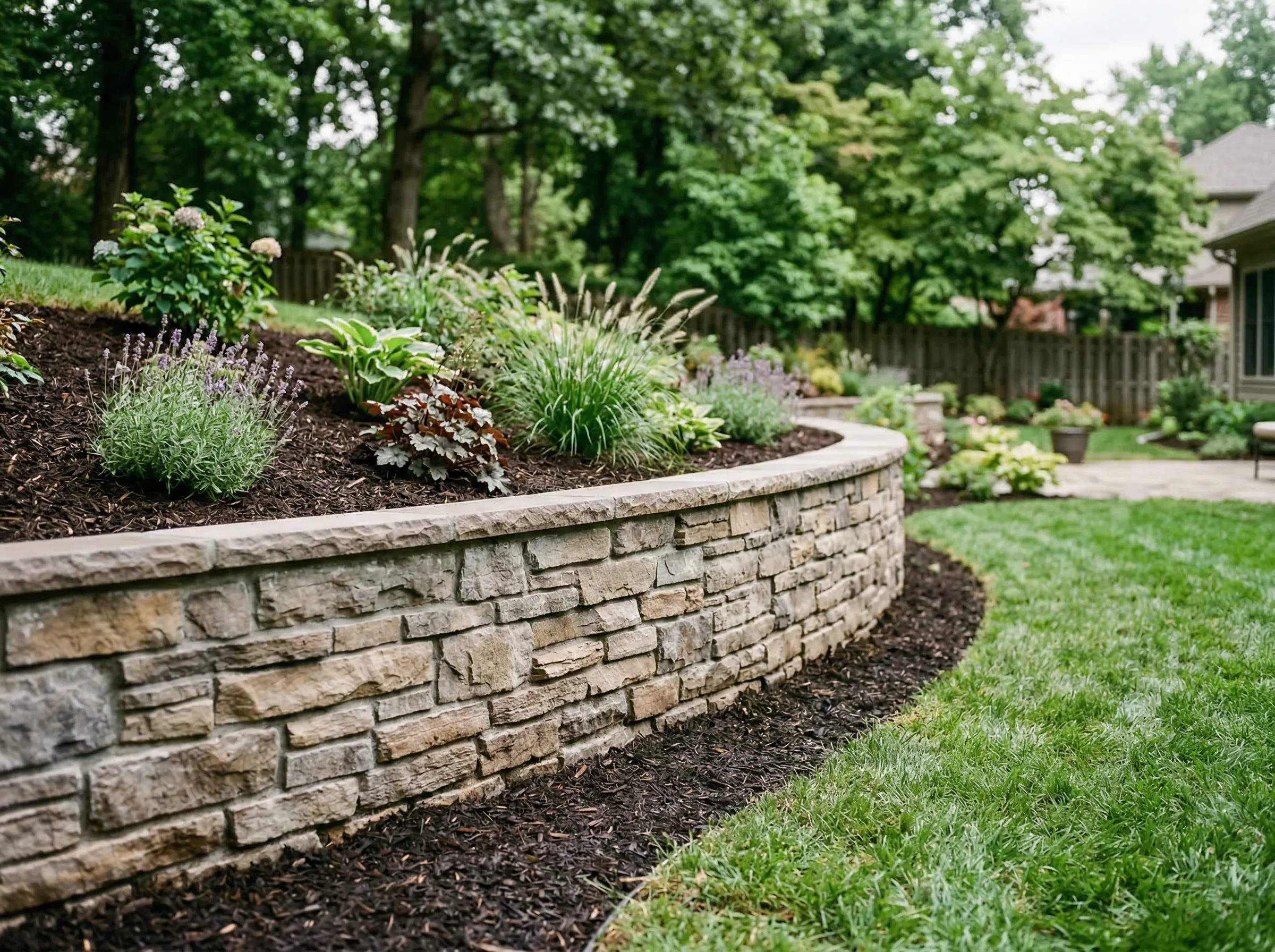 Stone Walkway Construction in Lenexa