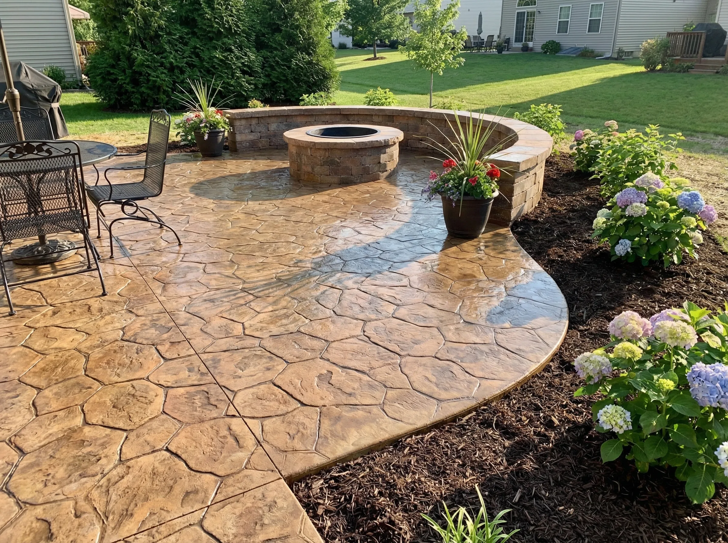 Custom Stamped Concrete Designs in Lenexa KS