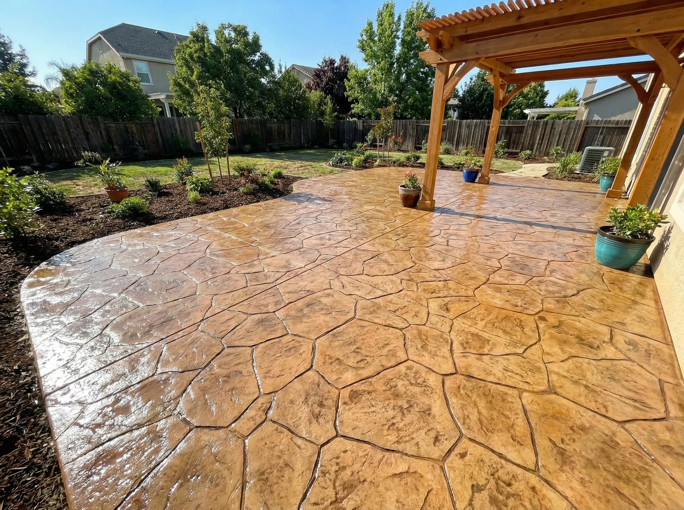 Decorative Stamped Concrete in Lenexa KS