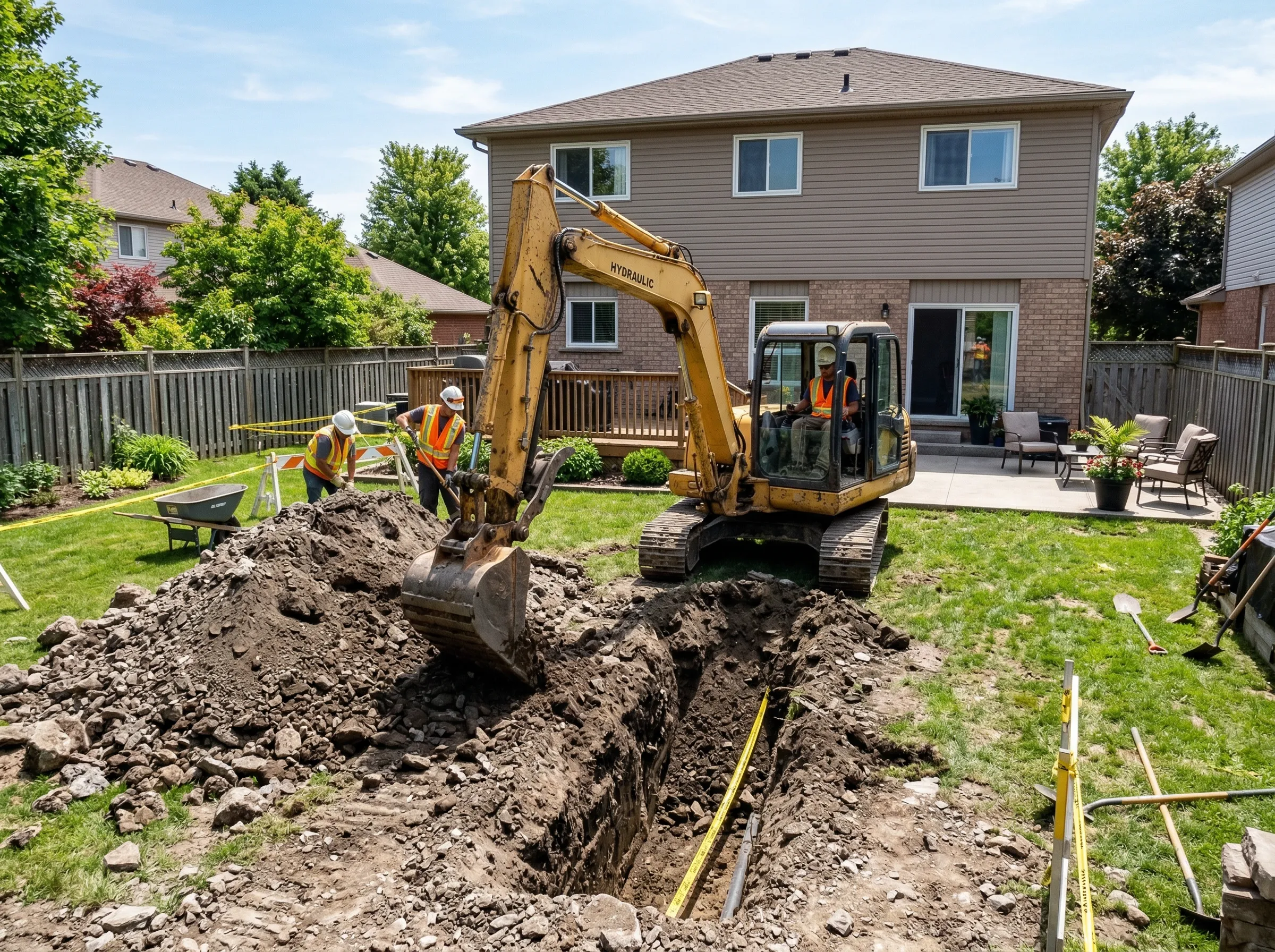 Backyard Pool Debris Hauling in Lenexa KS