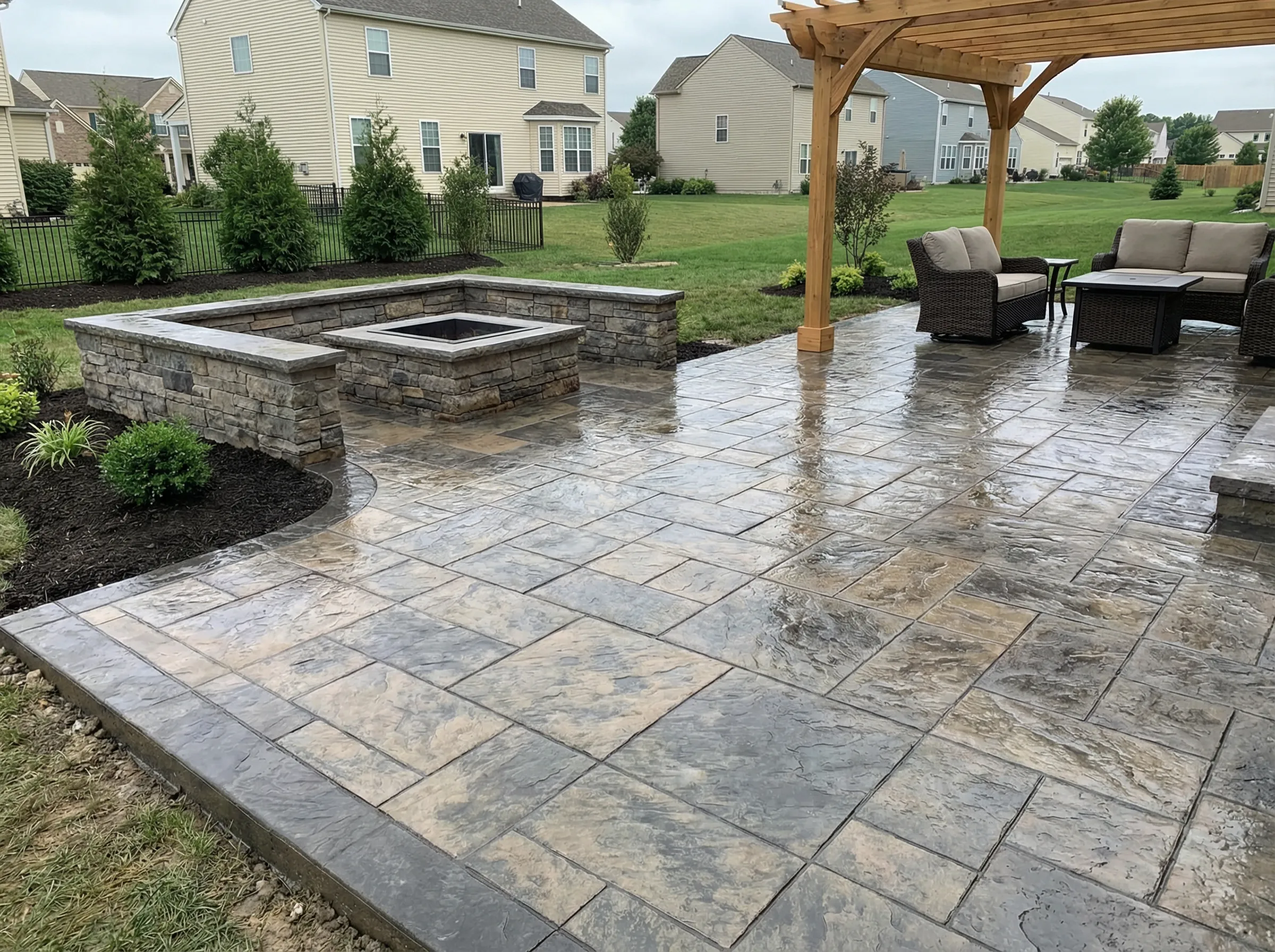Professional Stamped Concrete Installer in Lenexa KS