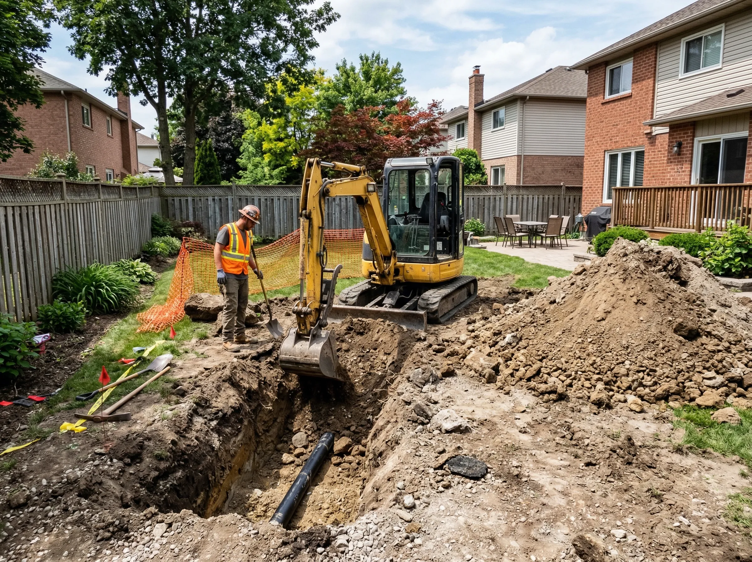 Concrete Pool Removal Excavation in Lenexa KS