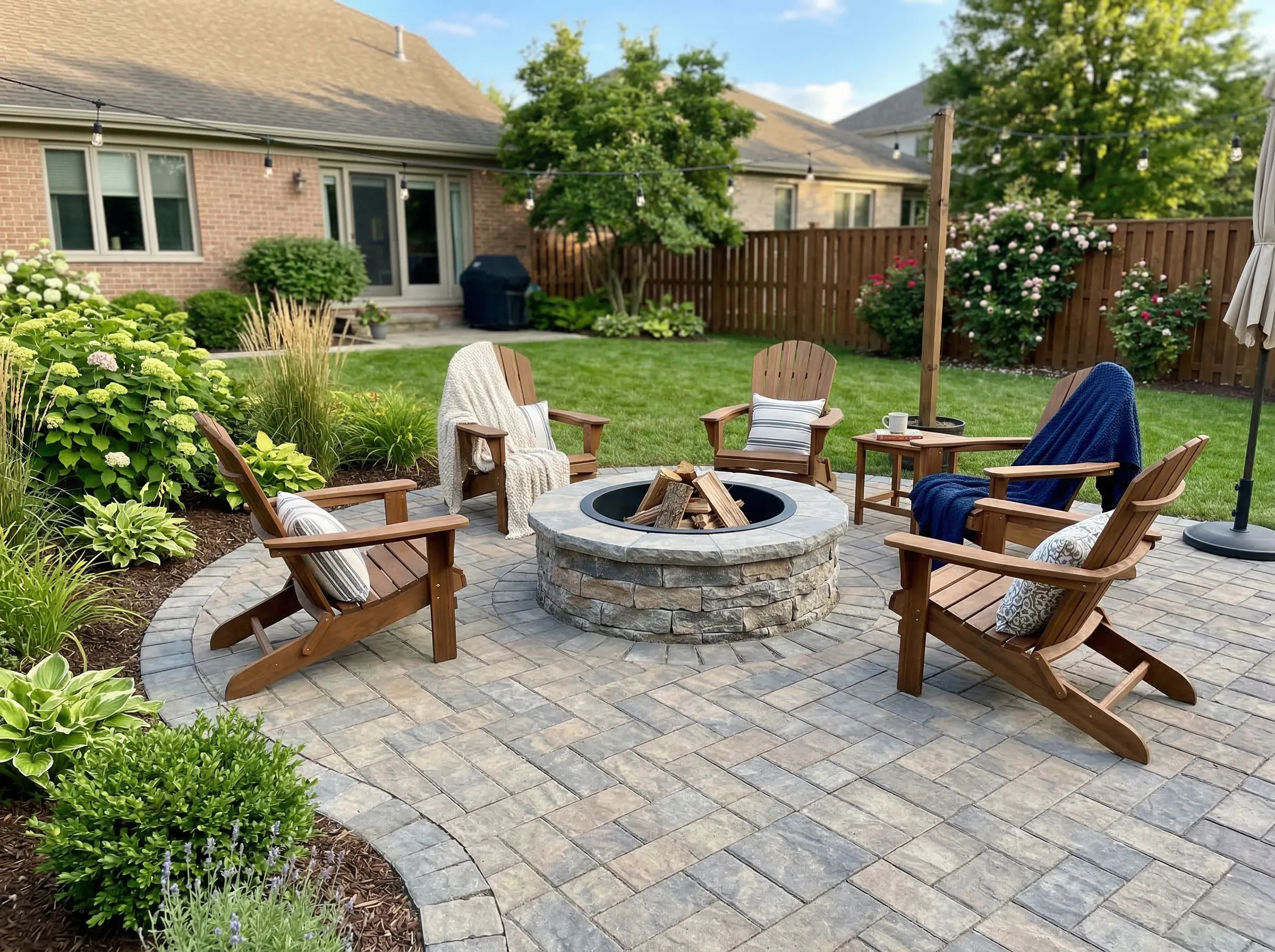 Backyard Firepit Ideas in Lenexa KS