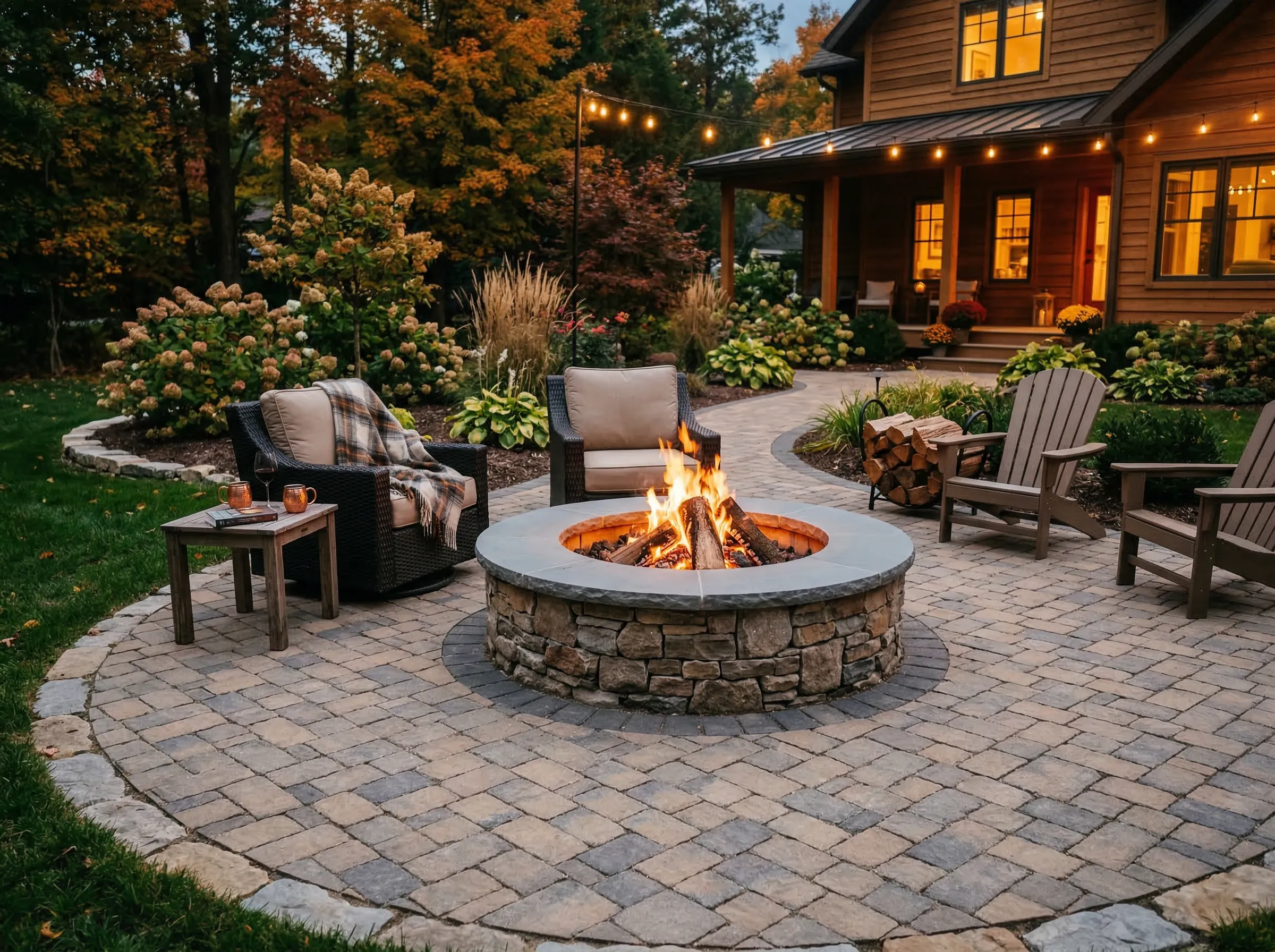 Outdoor Firepit Builder in Lenexa KS