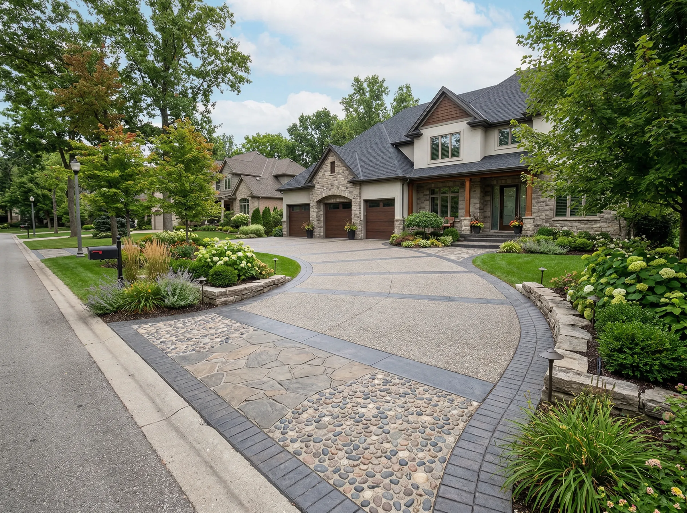 Residential Stamped Concrete in Lenexa KS